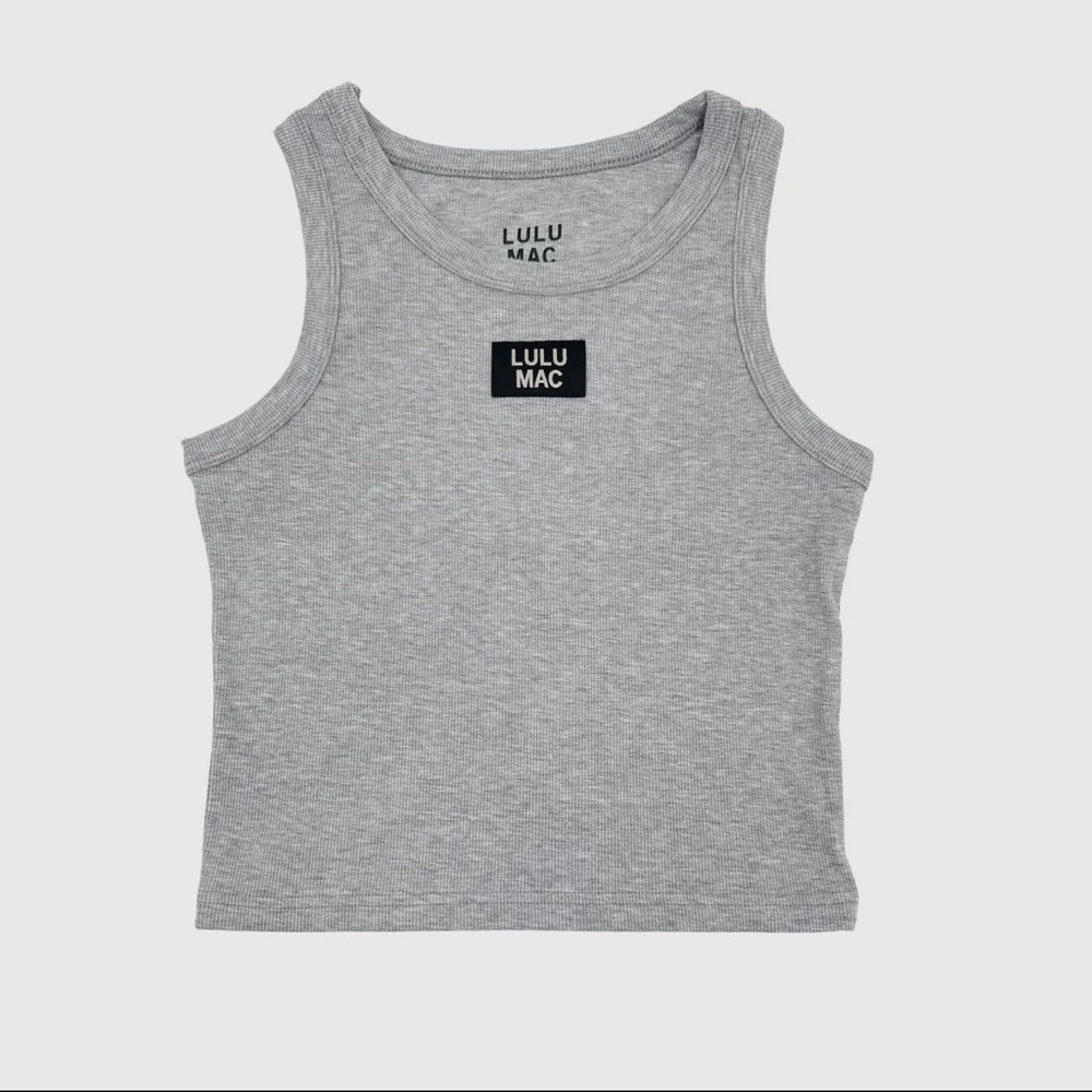 NWT LuluMac Gray Tank Top